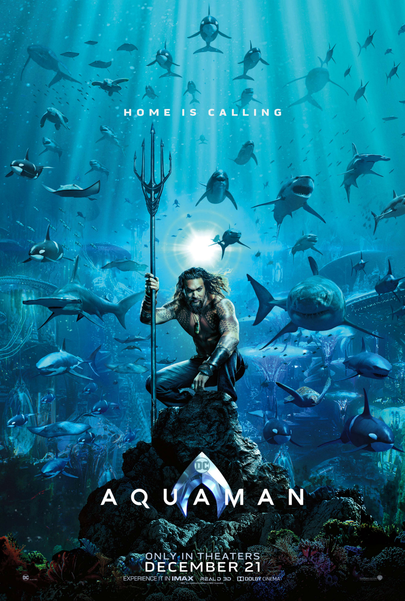 The first poster for Aquaman.